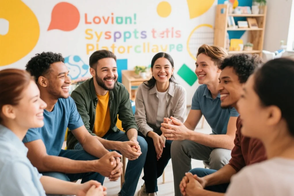 积极友好的社区互动